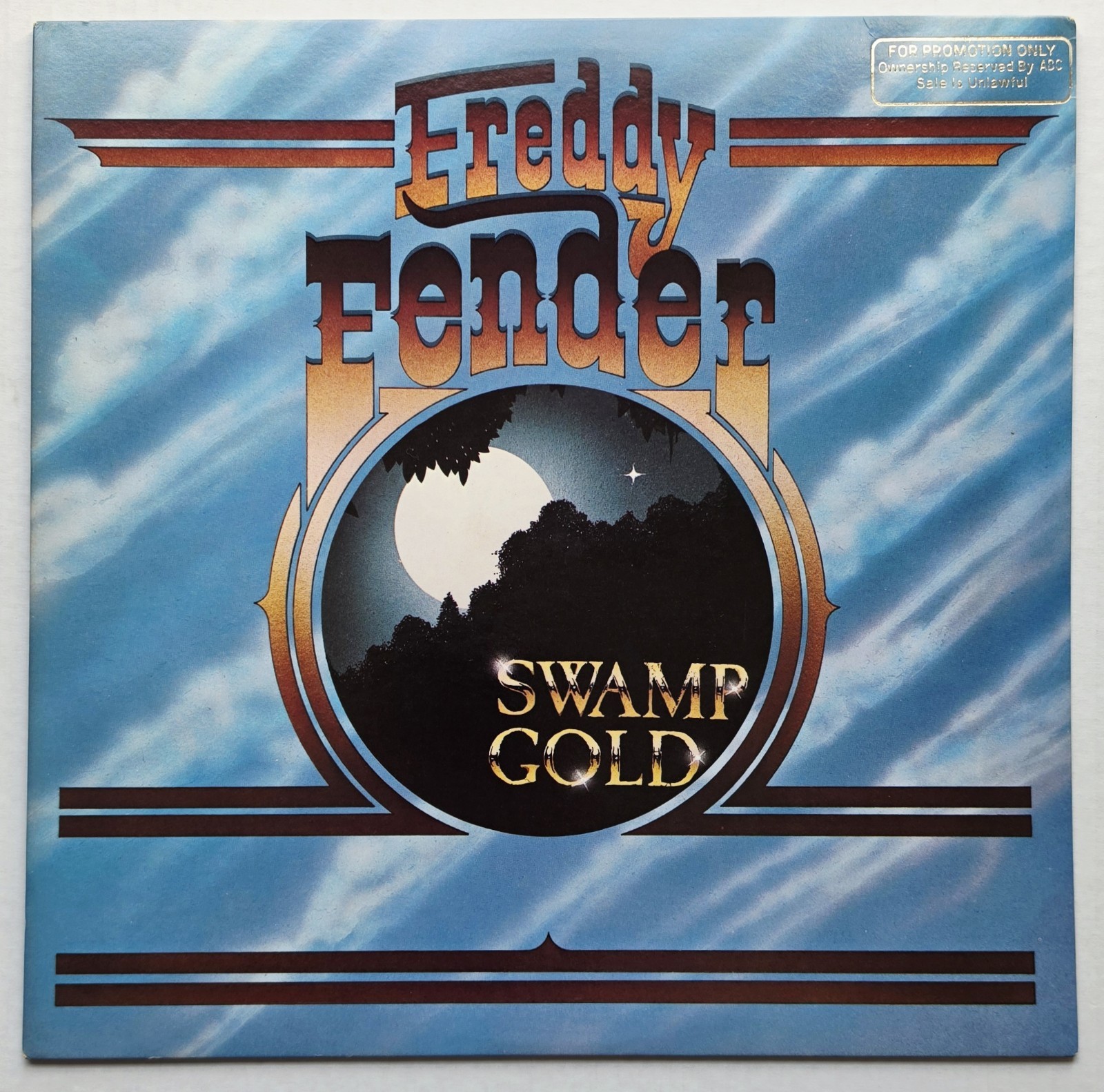 FREDDY FENDER - SWAMP GOLD LP 1978 (ABC RECORDS) AA-1062 STEREO PROMO