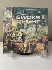 Vintage 1983 Disneyland Records Star Wars Ewoks Join the Fight Book & 7” Record picture