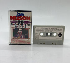 Vintage Willie Nelson 20 Golden Hits Cassette Tape Import Italy Rare 31 picture