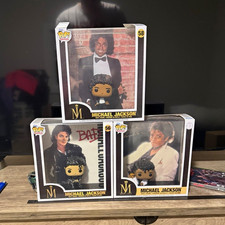 Funko Pop Albums Michael Jackson Vinyl Figures w/ Case Lot Box #56 #58 #33 picture