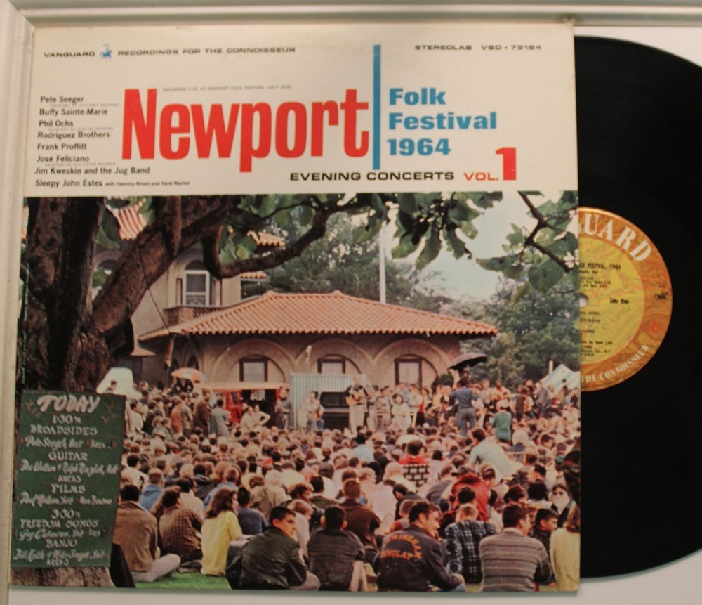 V/A Lp Newport Folk Festival 1964 Vol.1 On Vanguard - Vg+ To Vg++ / Vg++