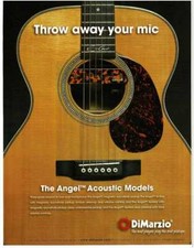 2011 DiMARZIO Angel Acoustic Guitar Pickups magazine ad picture