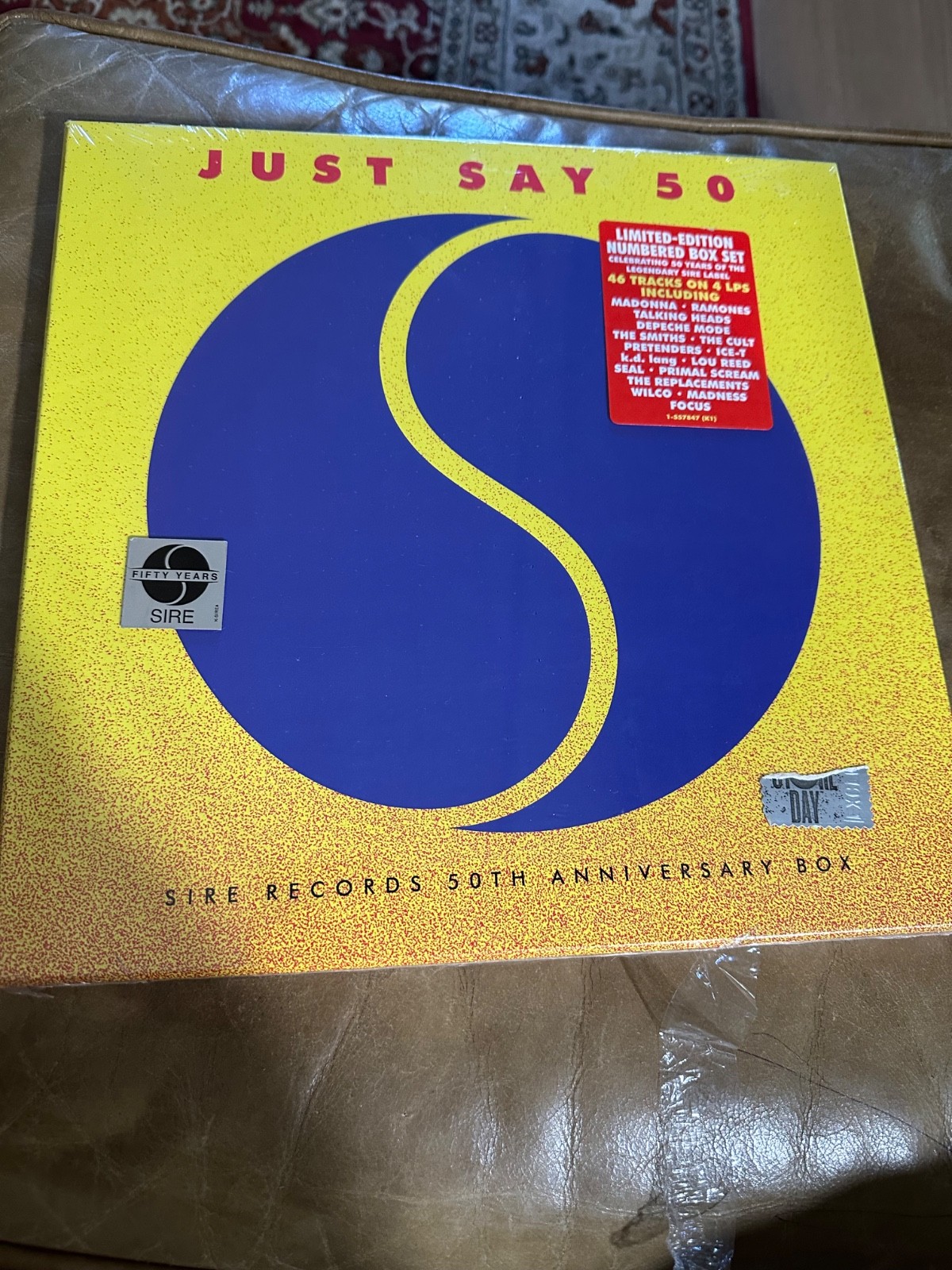 Just Say 50 Sire Records 50th Anniversary 4LP RSD 2017 SEALED #2059/2500