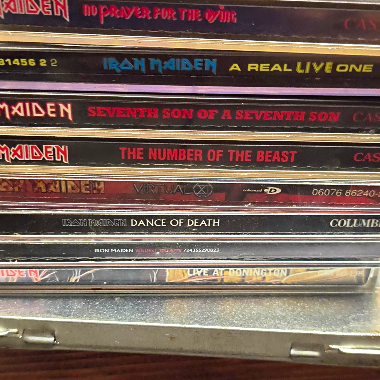Lot of 10 Iron Maiden CD\'s
