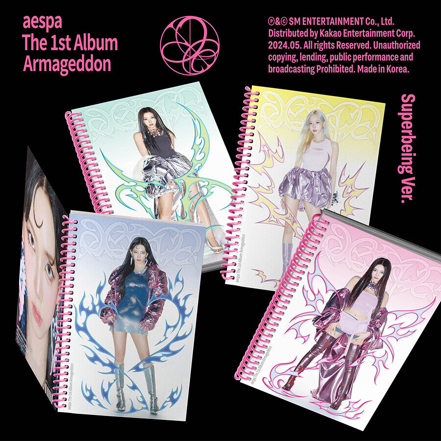 AESPA [ARMAGEDDON] The 1st Album SUPERBEING Ver/CD+Photo Book+2 Card+Poster+GIFT