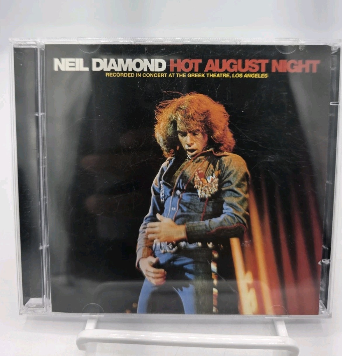 Neil Diamond Hot August Night 2 CD Set 2000 MCA Bonus Tracks Live Concert