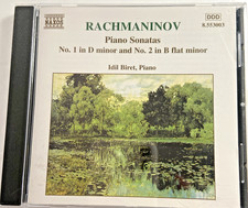 RACHMANINOV CD - Piano Sonatas - Nos 1 & 2 - Idil Birct - Piano - 1998 picture