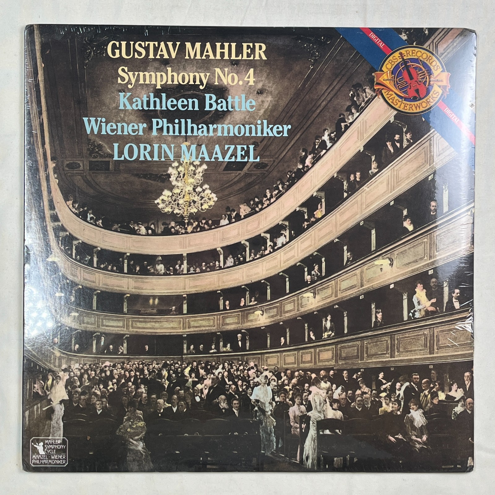 LORIN MAAZEL Mahler: Symphony No. 4 1984 Vinyl LP CBS Masterworks IM 39072 MINT