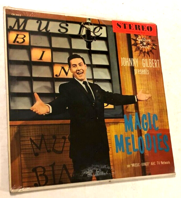 Johnny Gilbert Magic Melodies CR-3052 Golden Crest Vintage 1959 LP Vinyl New