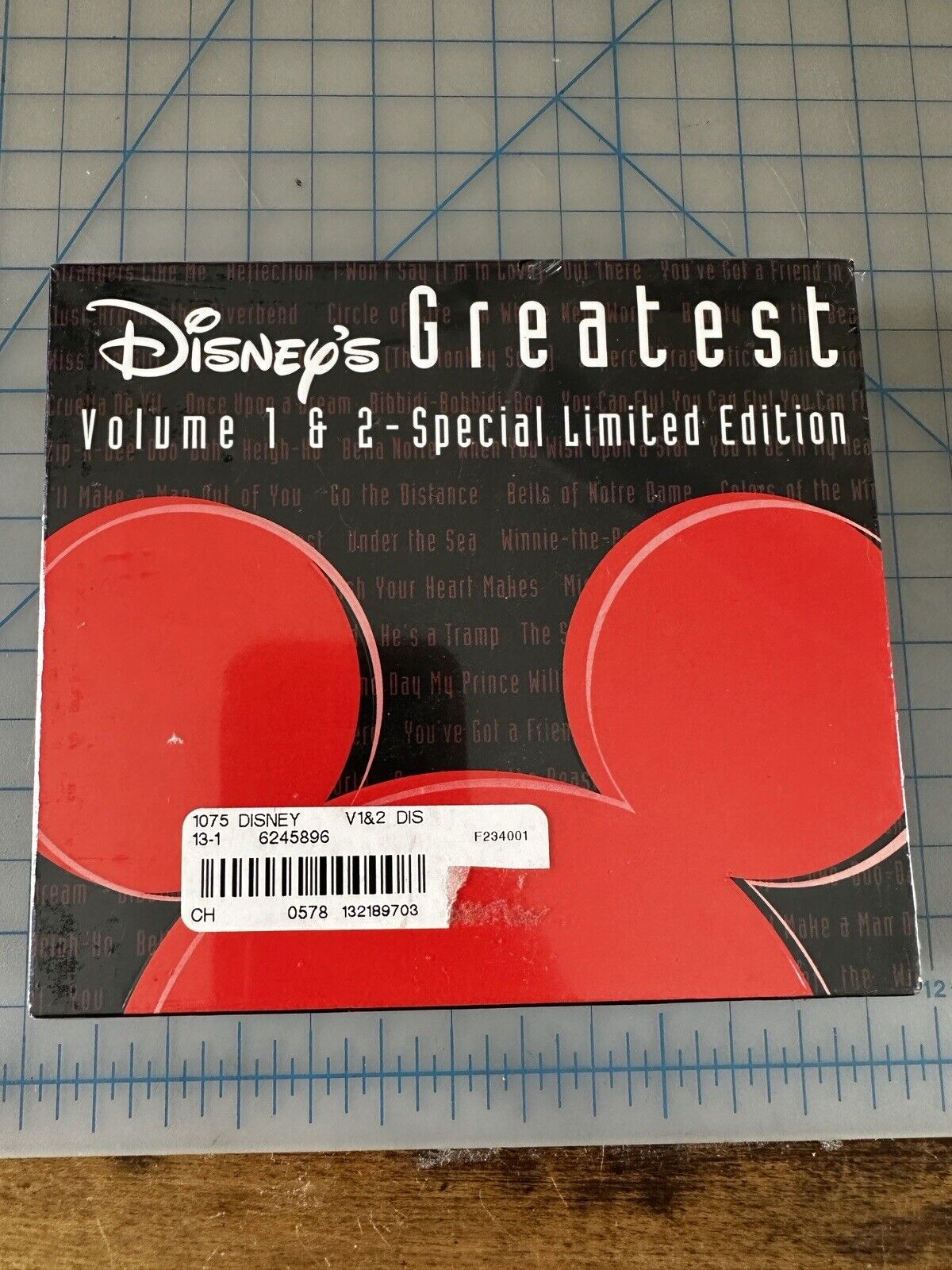 Disney's Greatest Volume 1 & 2 2x CD Special Limited Edition 2001 | BRAND NEW