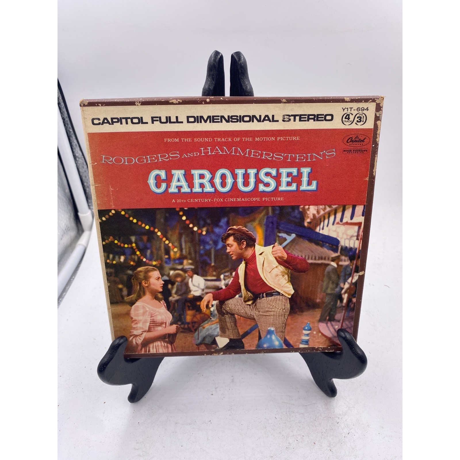 Capitol Carousel Reel to Reel Tape Soundtrack Y1T-694 4-Track Stereo Vintage