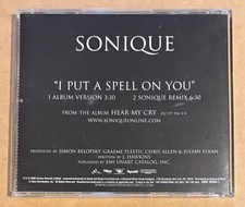 Sonique - I Put a Spell On You RARE promo radio only CD single w/ remix '00 picture