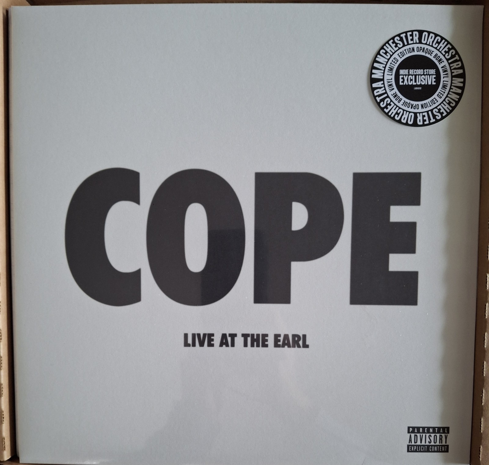 Manchester Orchestra COPE - LIVE AT THE EARL New Sealed Colored Vinyl Record LP