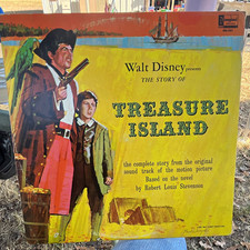 Disneyland Records Disney Treasure Island Story Vinyl LP Record 1964 picture