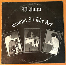 EL JOHN Caught in the Art EJ RECORDS 1978 Rock & Roll LP ELVIS IMPERSONATOR RARE picture