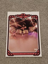 KISS 1980 DONRUSS SERIES 3 AUSTRALIA AUSSIE AUCOIN ERIC CARR NUMBER 33 CARD picture
