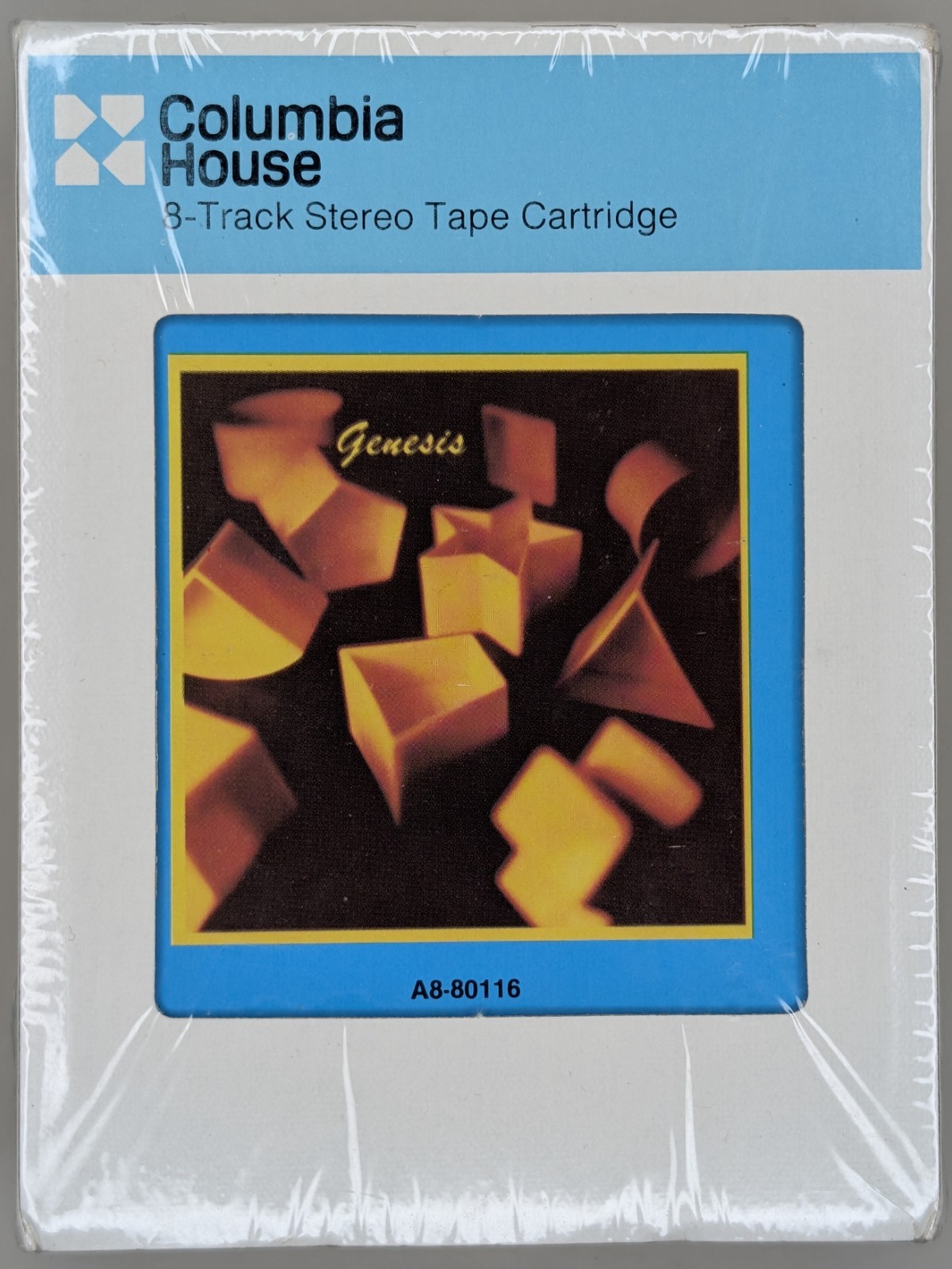 SEALED, Genesis A8-80116, 8-Track Stereo Tape Cartridge, Club Edition, US, 1983
