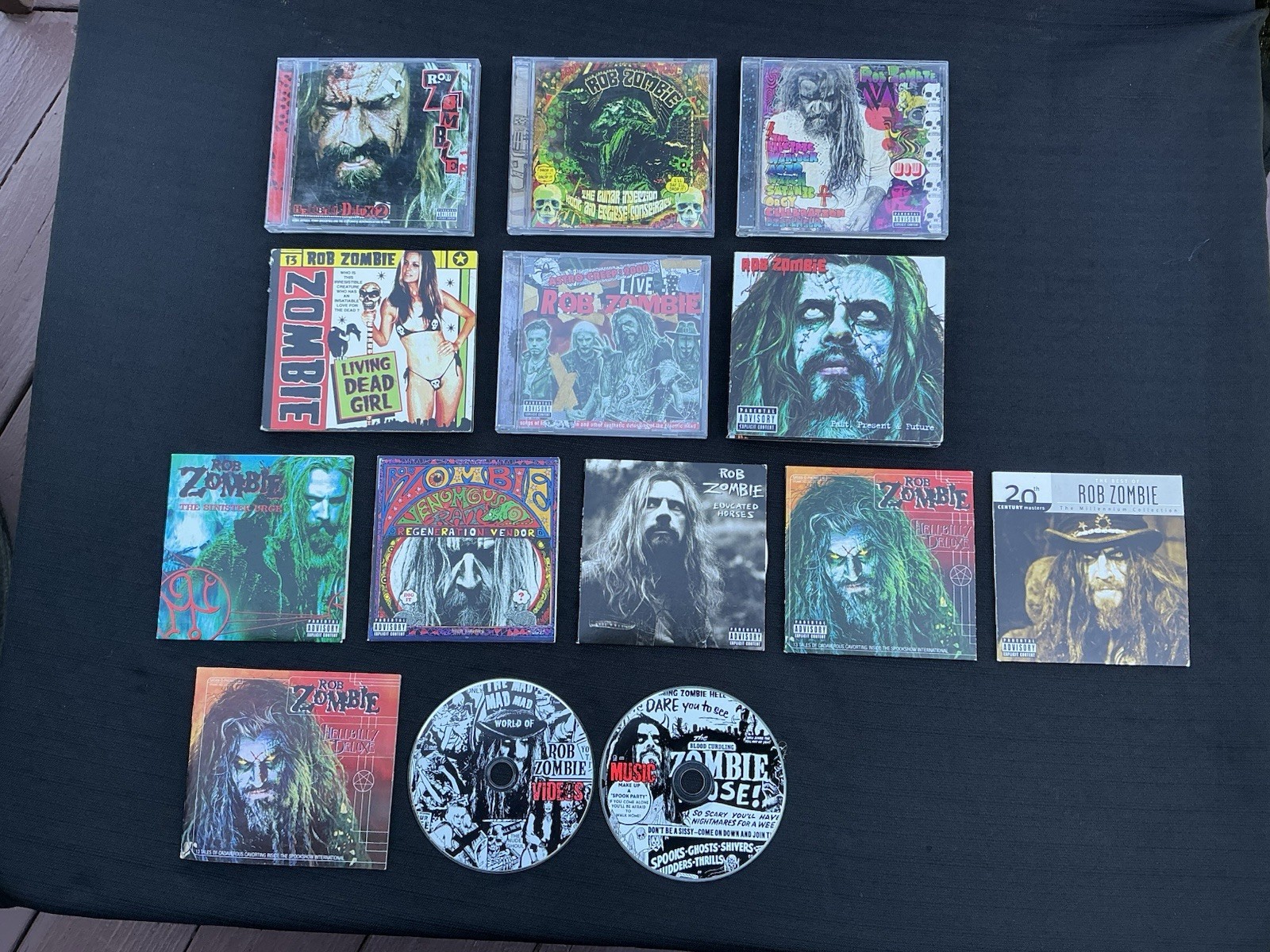 Rob Zombie CD Lot (14 Discs Total) All Are In Mint Condition Some Are Vintage