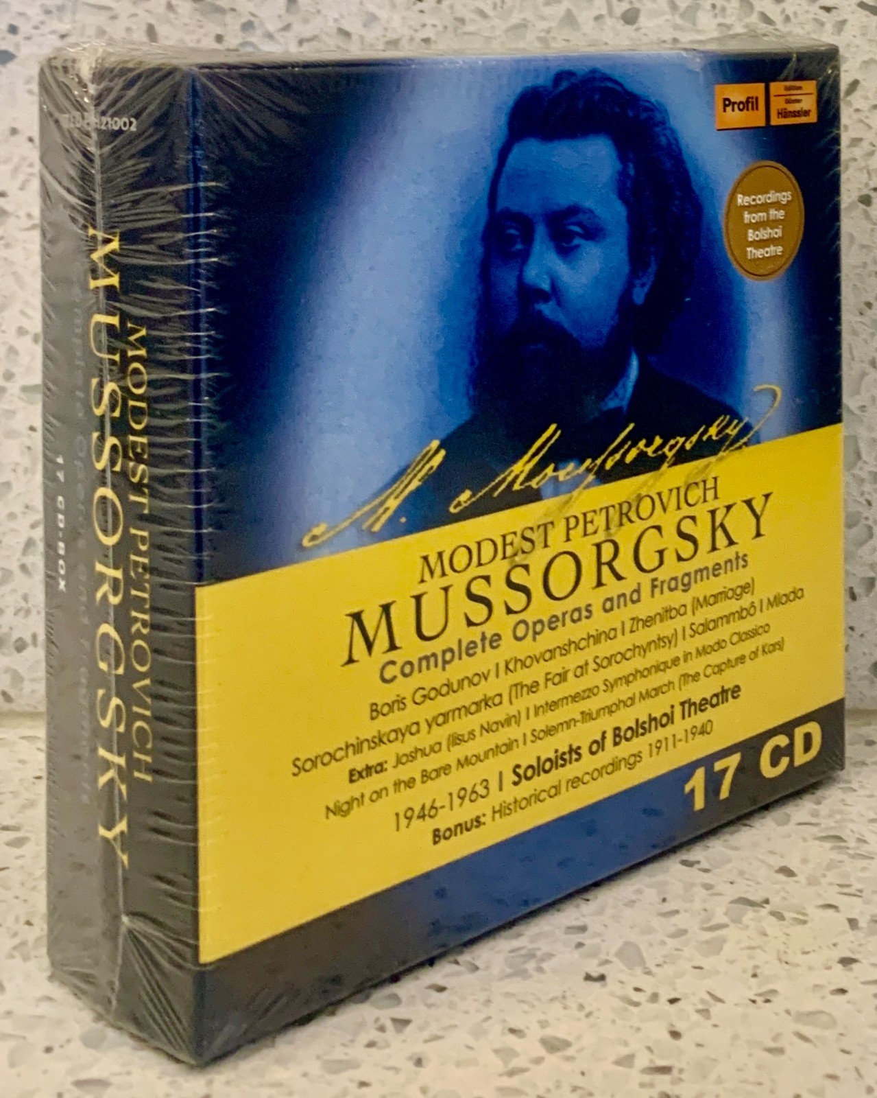 MUSSORGSKY Complete Operas & Fragments (17 discs, Profil) BOLSHOI 1911–1963