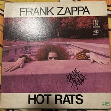 Frank Zappa signed Vinyl With COA HOT RATS picture