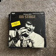 Elvis Presley On Stage February 1970 Vinyl LP Record picture