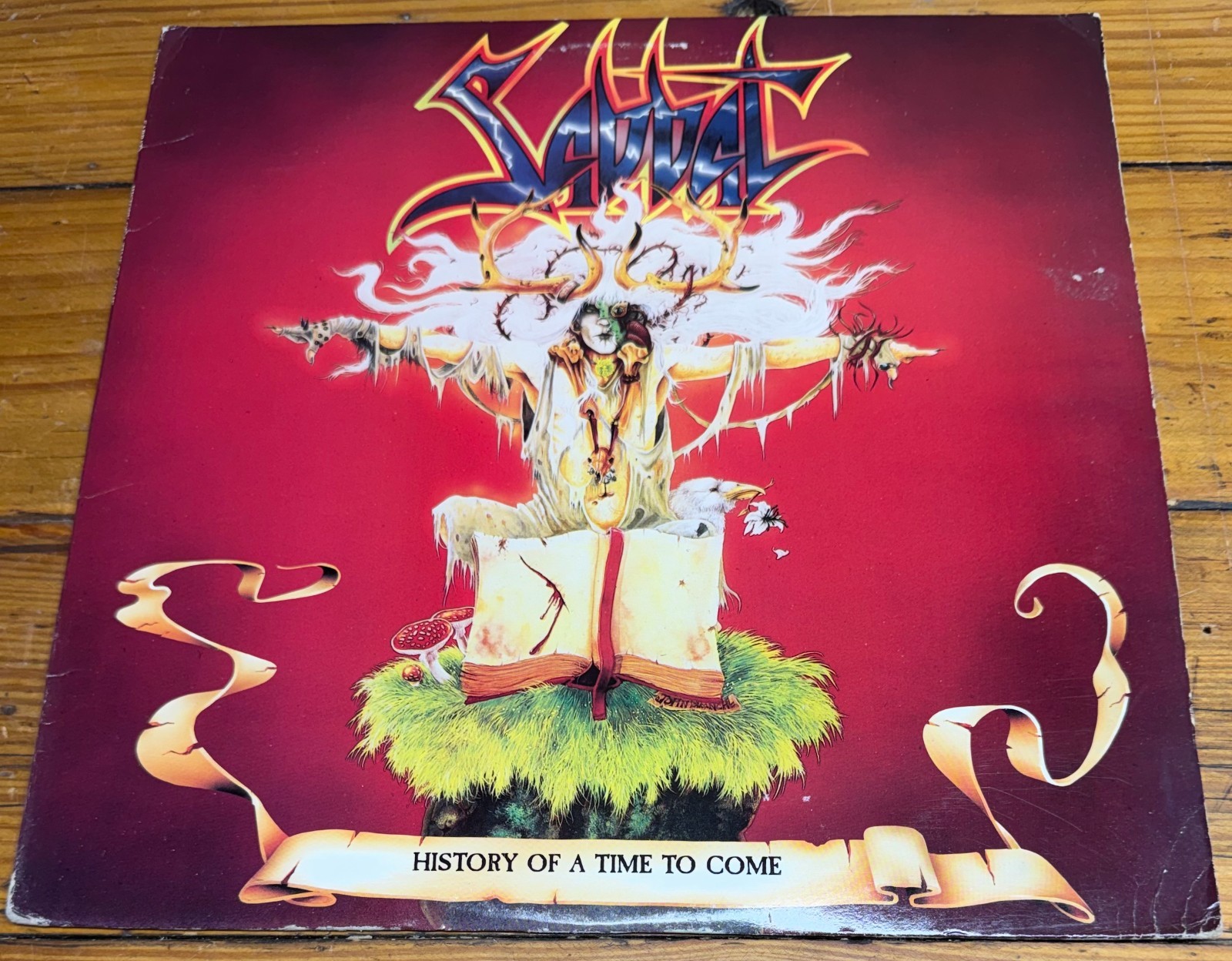 Sabbat History of a Time to Come Vinyl LP 1988 US Noise PW 44263 Insert