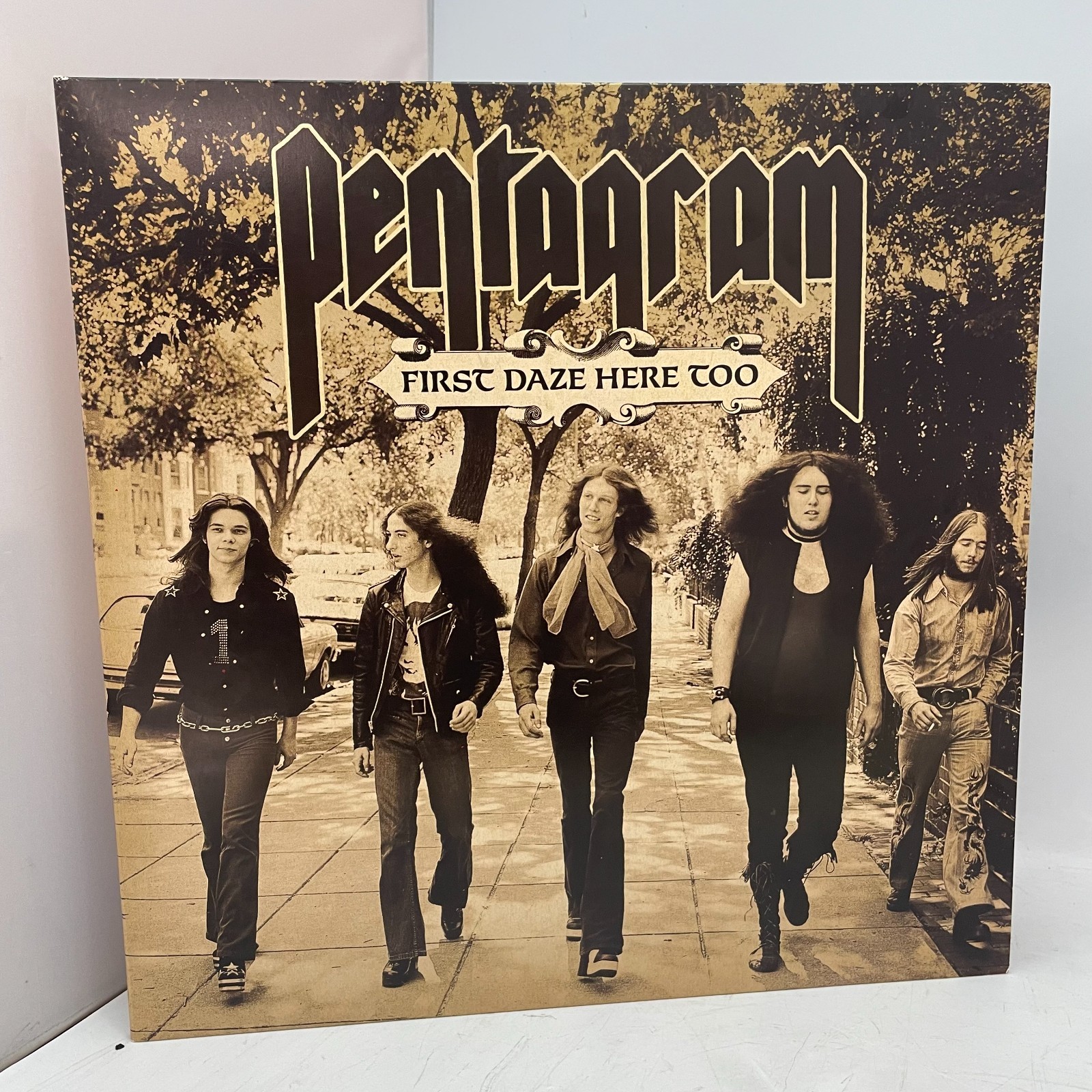 Pentagram ‎First Daze Here Too Vinyl 2xLP US 2016 Bone White Reissue VG+/VG+