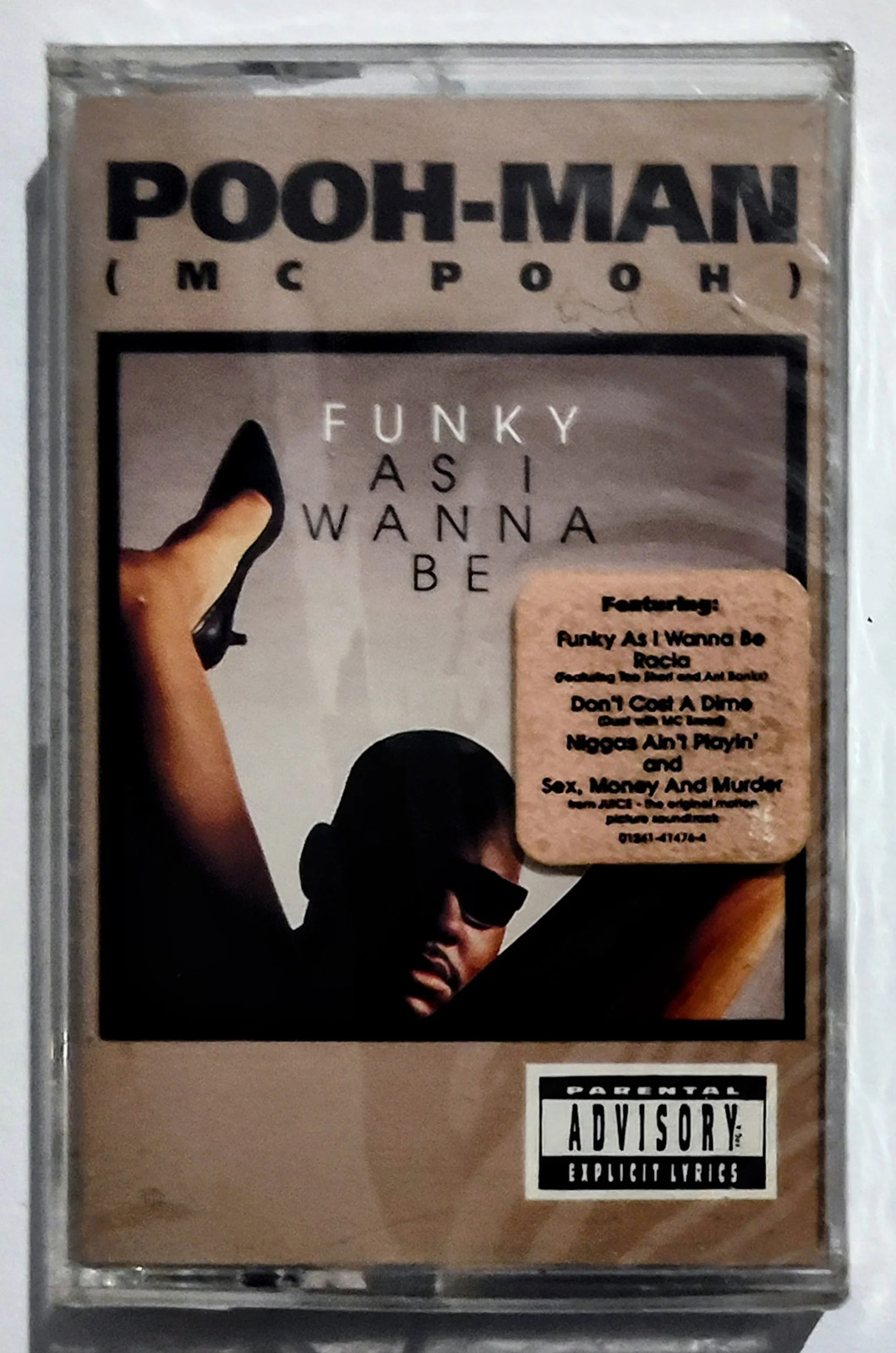 Pooh-Man (M.C. Pooh) Funky As I Wanna Be Cassette Tape Rap Hip-Hop
