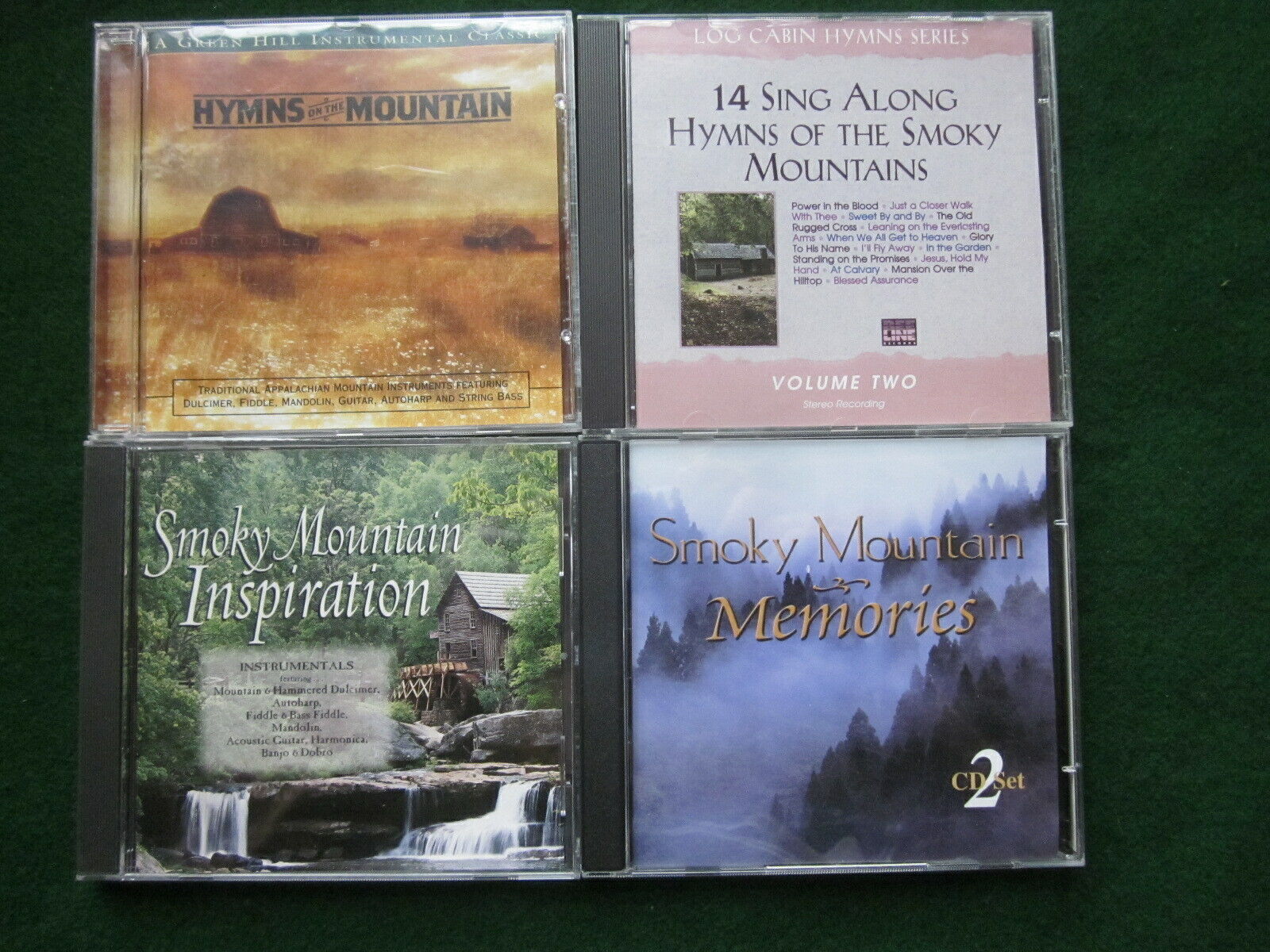 4 Smokey Mts cds-Smoke Mt Inspiration/Hymns of the Mts/14 Sing-a-longs Smokey mt