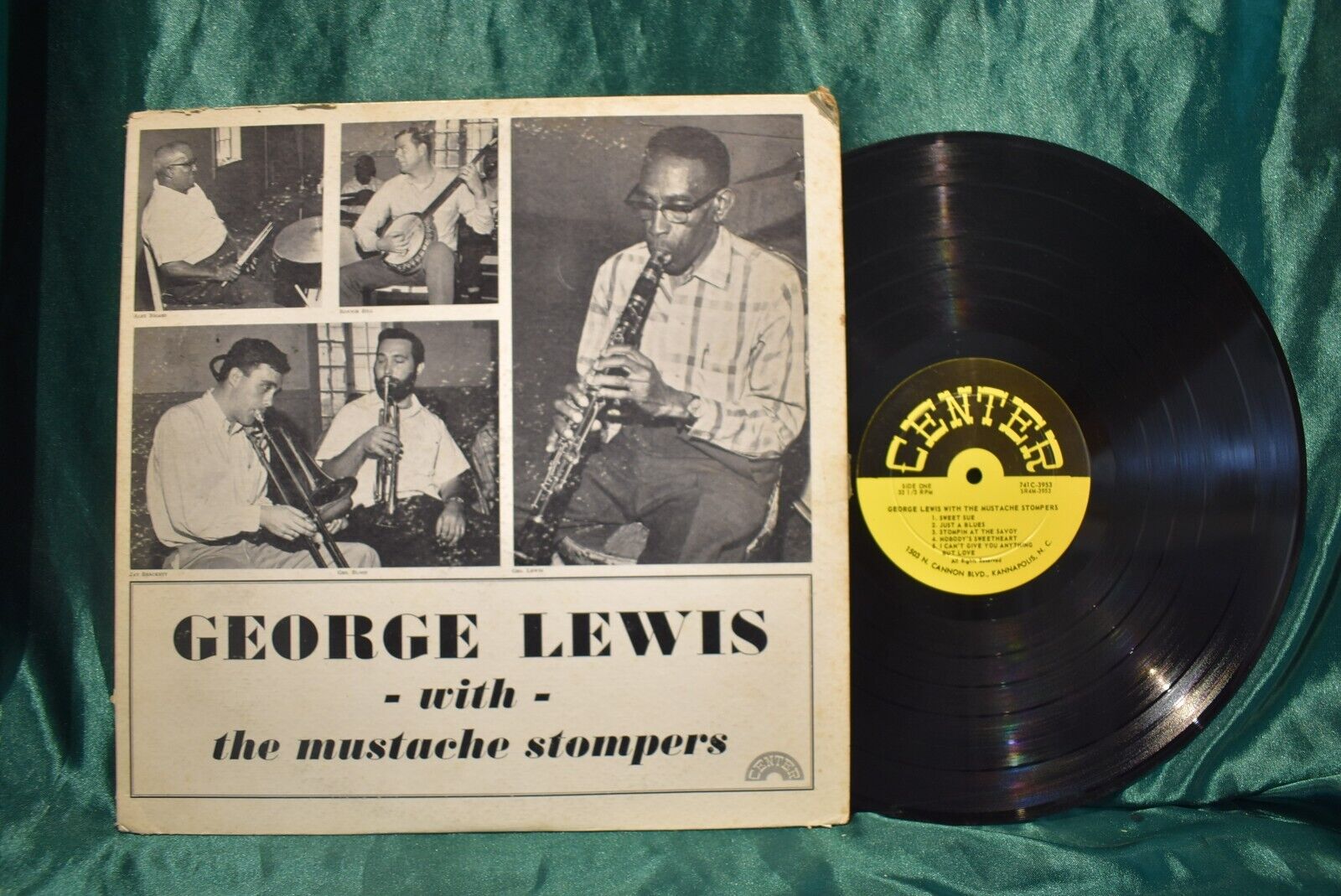 GEORGE LEWIS - with The Mustache Stompers  LP