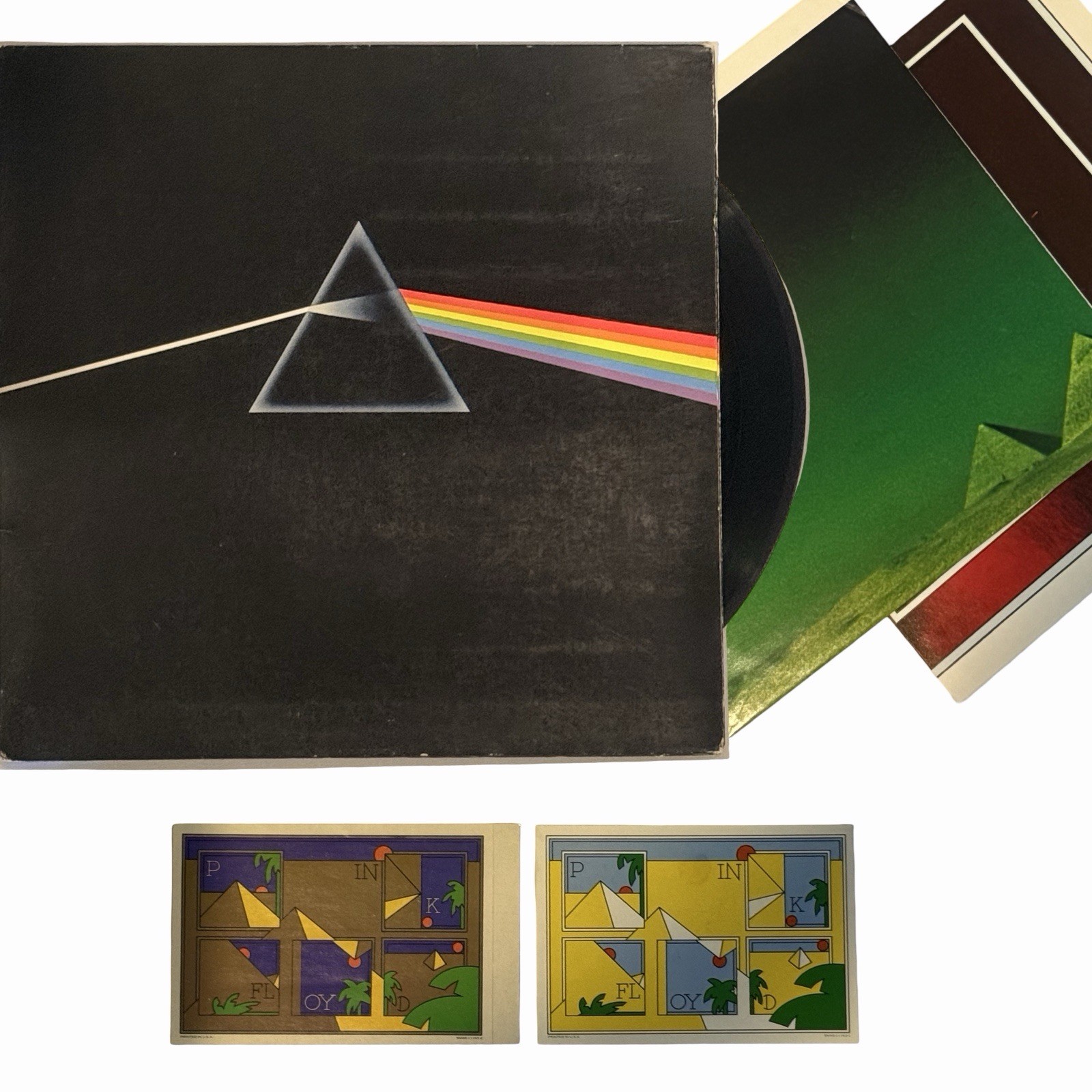 Pink Floyd - Dark Side Of The Moon | 1973 US 1st Press + Posters & Stickers (NM)