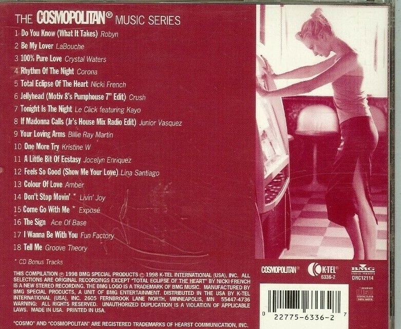 COSMOPOLITAN MUSIC - CD - Compilation Dance House - PRE-PLAYED