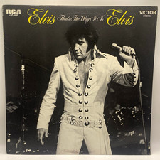 Elvis Presley That’s The Way It Is LP 1970 RCA LSP-4445 Orange Label 5S/6S picture