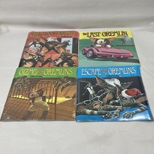VTG NOS 1984 Gremlin Adventures Read Along Vinyl Record Book Set 2-5 New Sealed picture