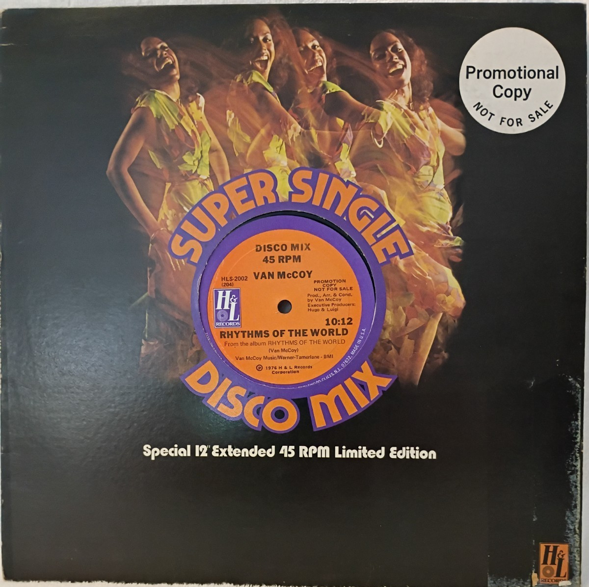 Van McCoy - RHYTHMS OF THE WORLD  -  PROMO - 12\