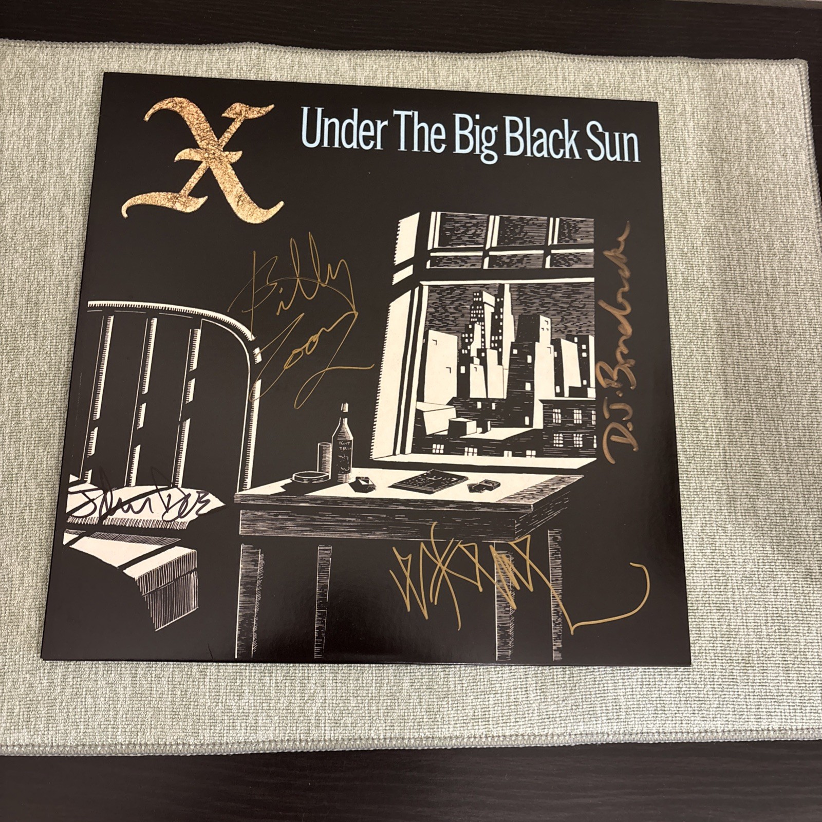 Under the Big Black Sun-X 2019 SIGNED BY ALL 4 MEMBERS EXCELLENT CONDITION
