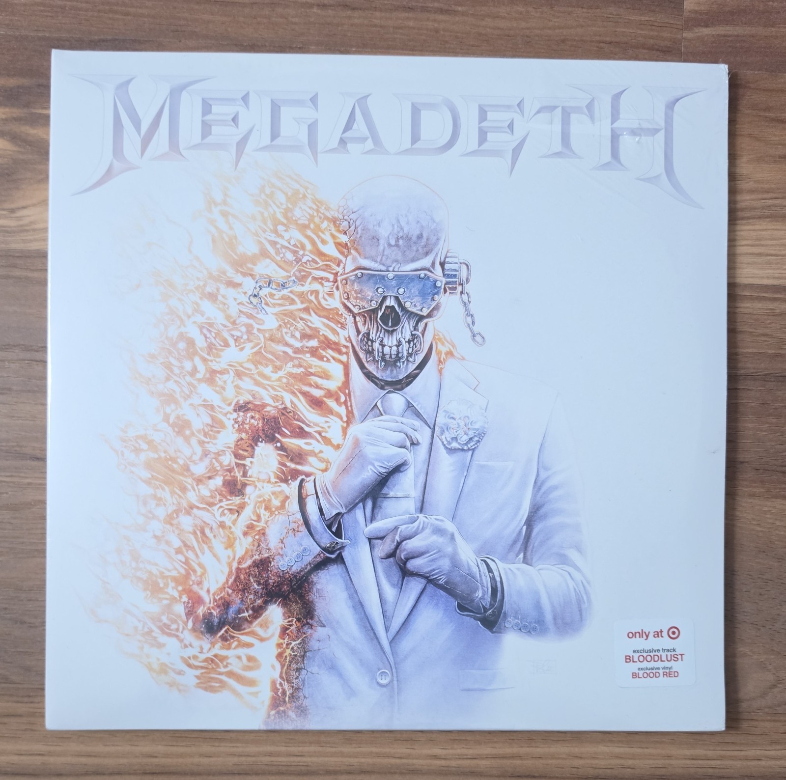 Megadeth Limited Blood Red Color Vinyl 2LP + Bloodlust Track TORN SEAL