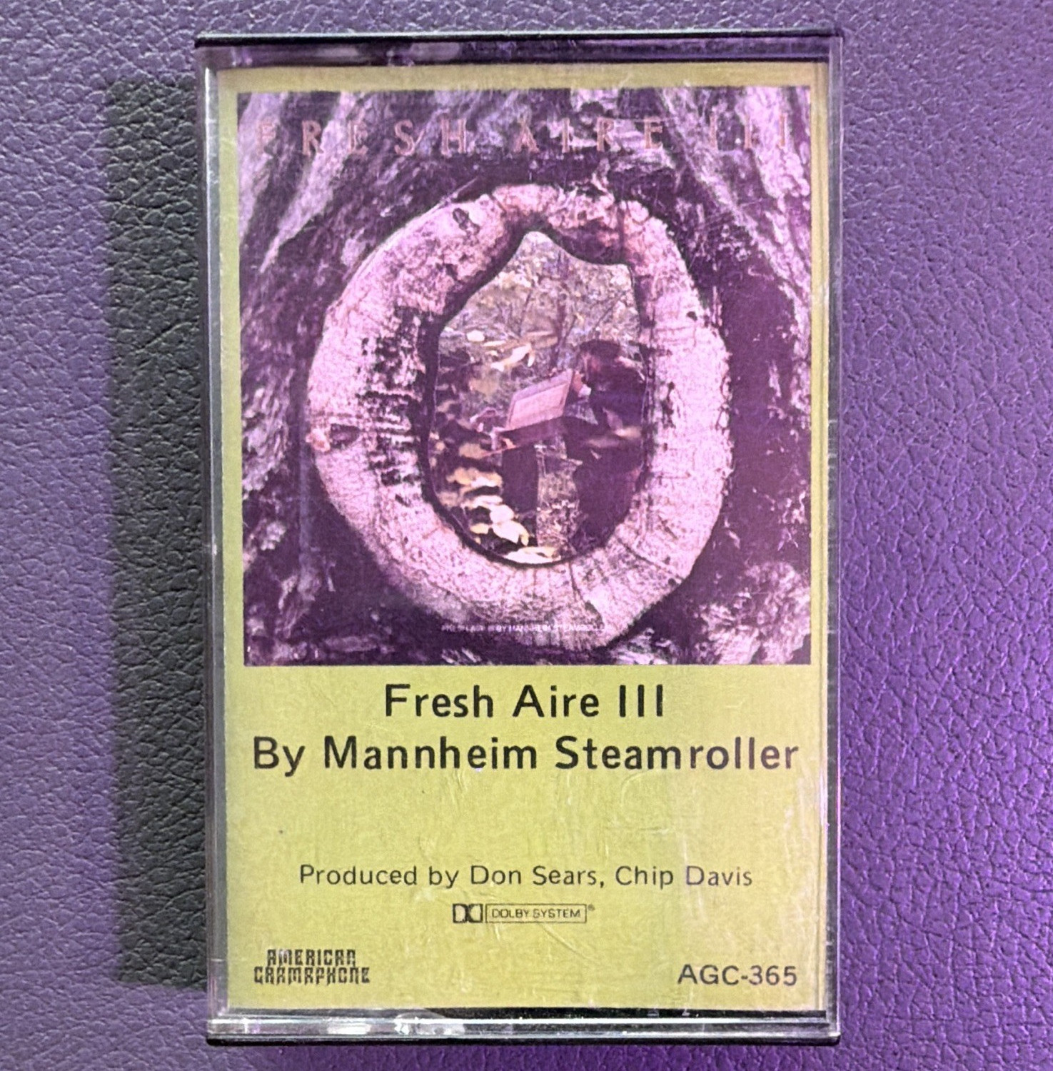 Very Rare Mannheim Steamroller Fresh Aire III Cassette 1979 AGC-365