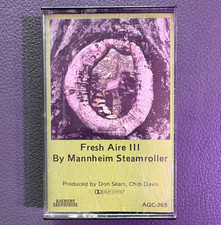 Very Rare Mannheim Steamroller Fresh Aire III Cassette 1979 AGC-365 picture