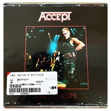 ACCEPT BAND 2 CD JAPAN EDITION 🇯🇵 STAYING A LIFE 🇯🇵 RECORDED AT OSAKA JAPAN picture