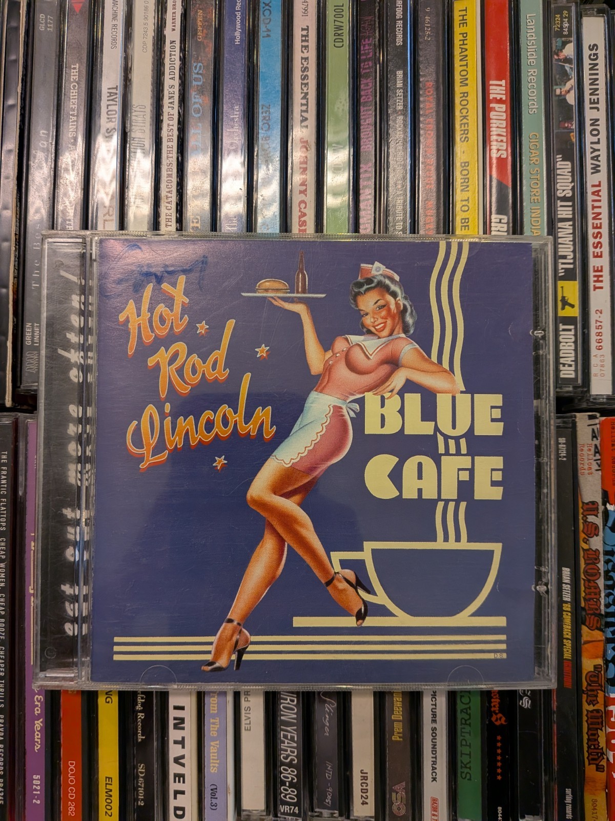 Hot Rod Lincoln - Blue Café (CD 2007) Hootenanny Records Dave Stevens Cover RARE