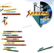 Various - Sanremo '85 - 16 successi LP (VG/VG) .* picture
