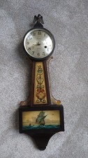 Ingraham Banjo Clock Modified for Parts Restoration Ship Design picture
