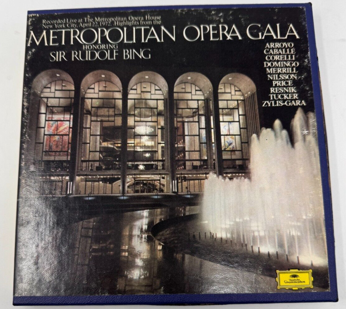Metropolitan Opera Gala honoring Sir Rudolf Bing Reel To Reel Tested
