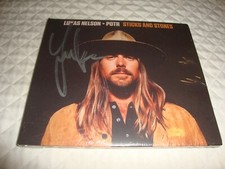 Lukas Nelson POTR Sticks and Stones CD signed picture