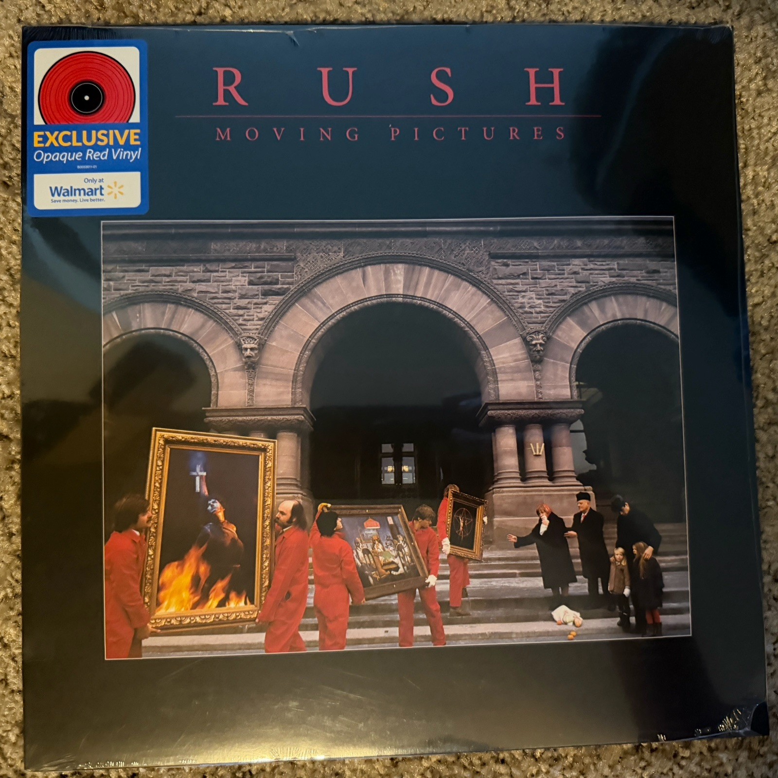 RUSH “Moving Pictures” LP (Exclusive OPAQUE RED Vinyl) Classic Rock - OOP/NEW