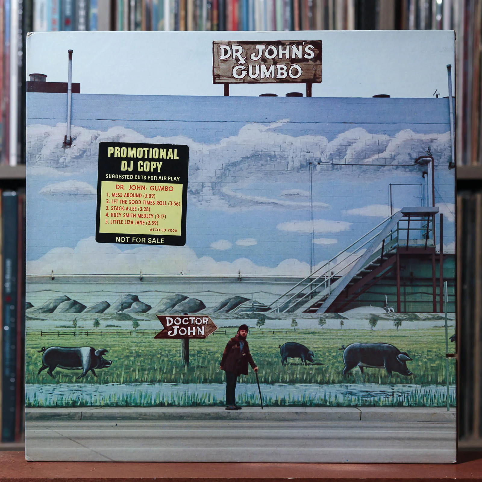 Dr. John - Dr. John's Gumbo - PROMO - INSERT 1972 ATCO, EX/EX