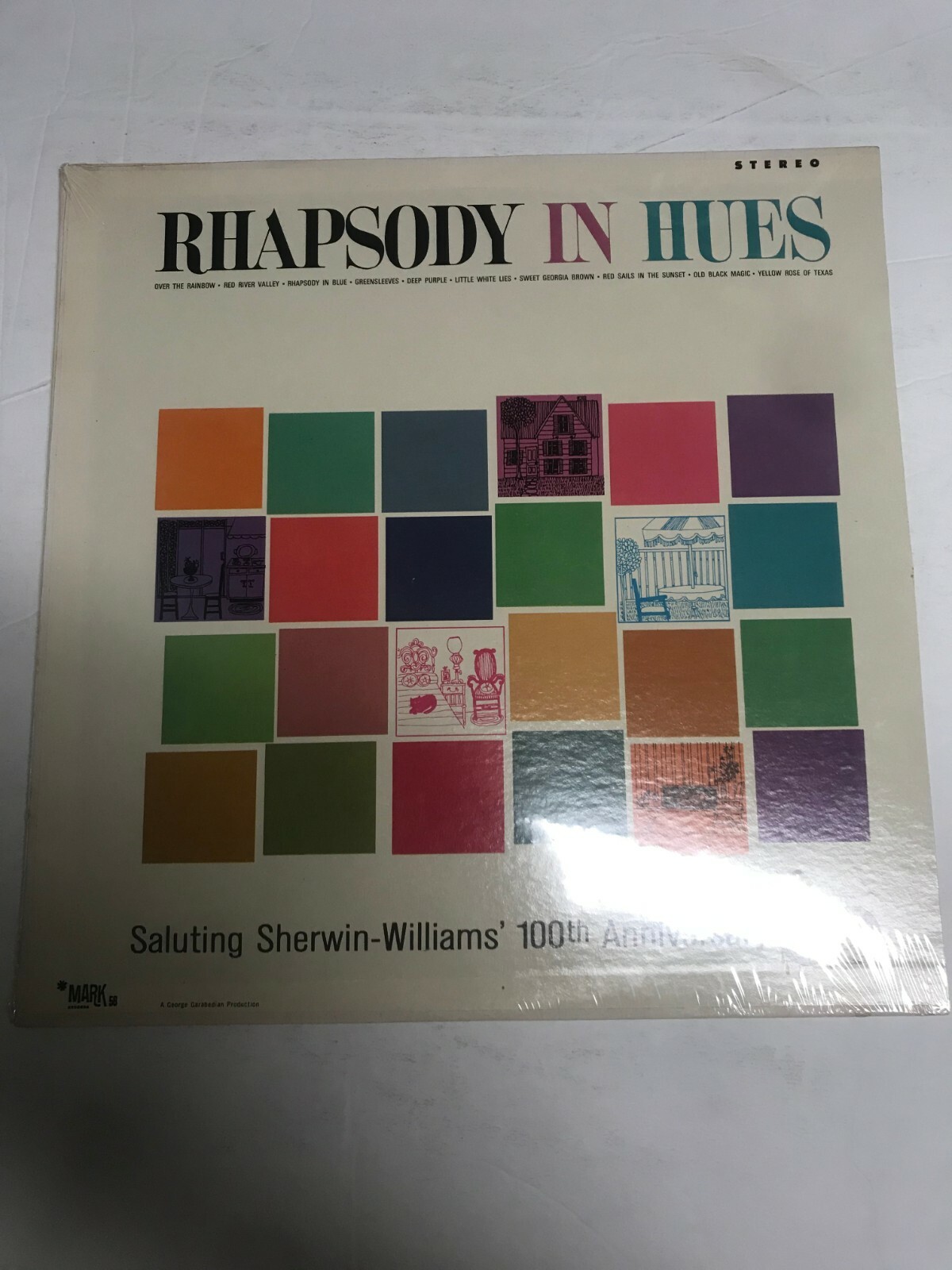 Rhapsody in Hues Jazz Blues Sherwin-Williams 100th Lounge SEALED Record lp Mark 