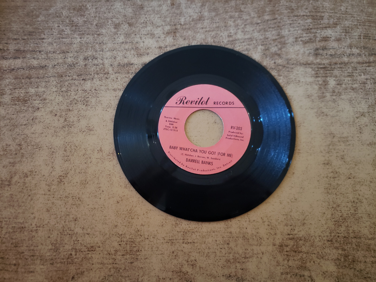 RARE 1960s MINT-EXC Darrell Banks-Somebody (Somewhere) Needs You/ BABY 203 45