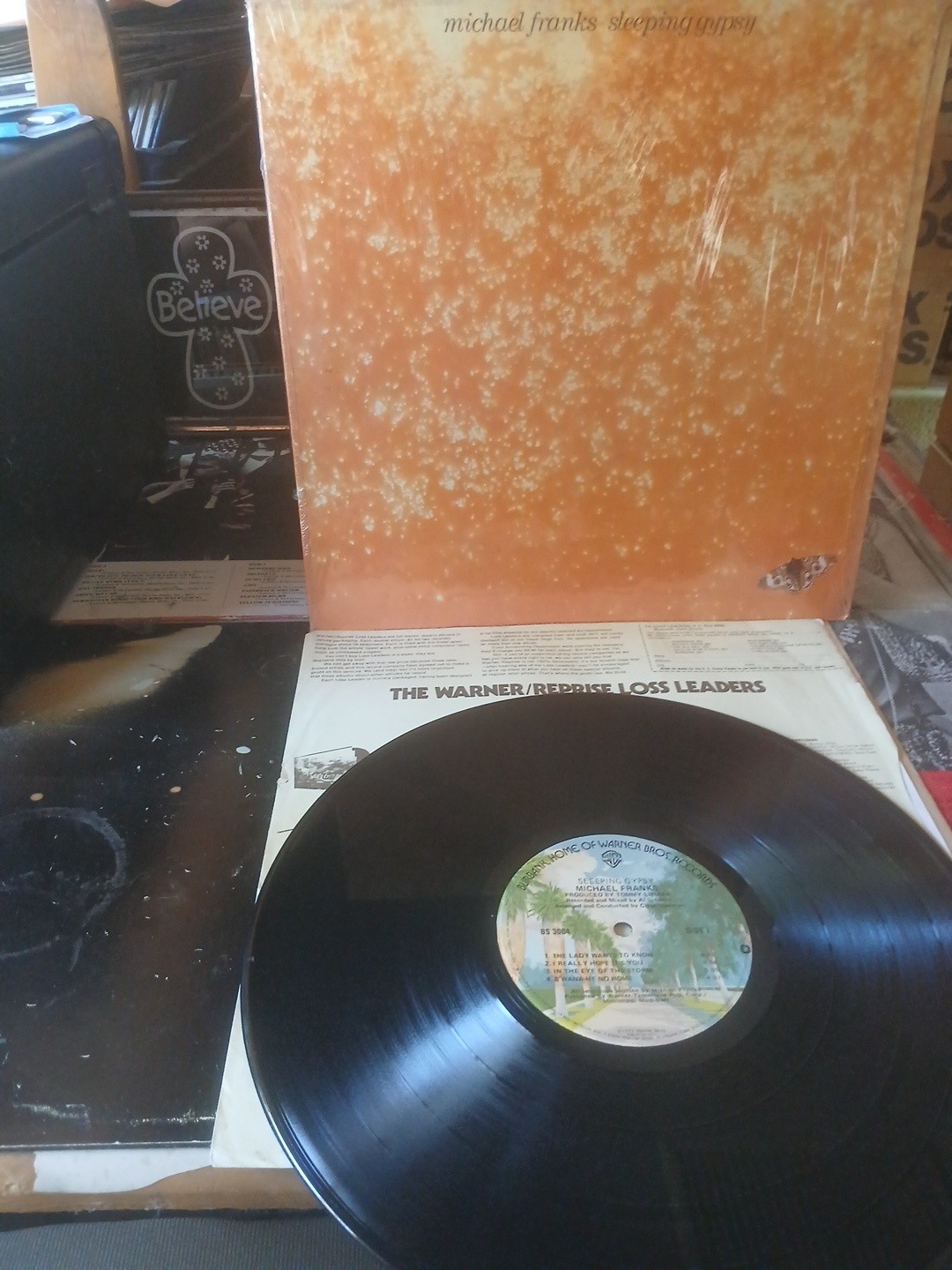 Michael Franks•Sleeping Gypsy   (VG+)   1st Press\'77 ◇LA PRESS◇ BS 3004 ☆LYRIC 